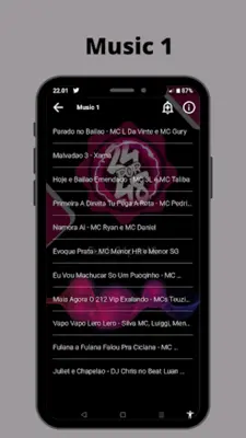 Funk 24Por48 musicas DJ funk android App screenshot 1